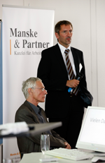 Referent Jürgen Ulber und Anwalt Jürgen Markowski
